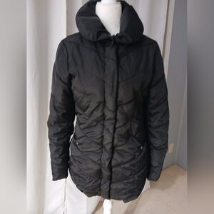 Steve Madden Quilted Charcoal Sz SP Mid-Length Women’s Winter Puffer  Coat  FL